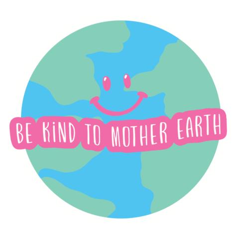 World Earth Sticker by Cove Kombucha