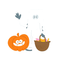 Trick Or Treat Halloween Sticker by Cartoon Network Asia