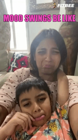 fitbee happy mood mother child GIF