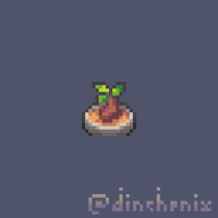 dinchenix pixel art dinchenix pixel plant random plant GIF