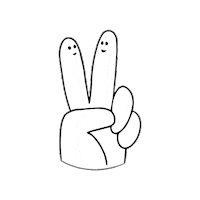 KINDERFESTIVAL yeah family peace finger Sticker