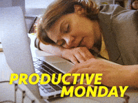 Sleepy Rise And Shine GIF by Sealed With A GIF