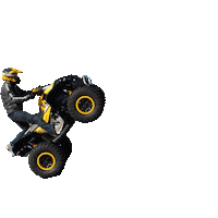 Quad Sticker by WheelieTime