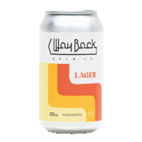 waybackbrewco way back wayback waybackbrewing way back brewing Sticker