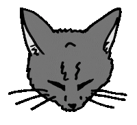 Cat Licking Sticker by Shing02