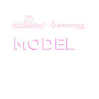 Model Princess Sticker by Quinceanera