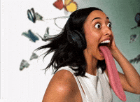 Tongue Headphones GIF by cam