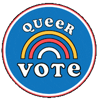 Election Day Rainbow Sticker by Rock The Vote
