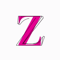 Izaro_Studio pink design white black GIF