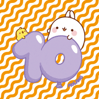 Happy 10 Years GIF by Molang