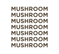Mushroom Sticker by Fera Pet Organics
