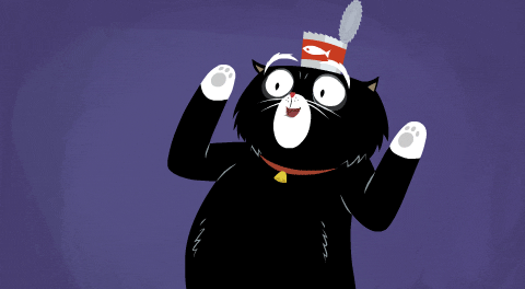 King Tubby Shrug GIF by Kitty Is Not A Cat
