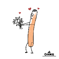 die_Ohne love liebe w vegetarian Sticker