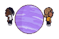 Lil Uzi Vert Space Sticker by Ali Graham