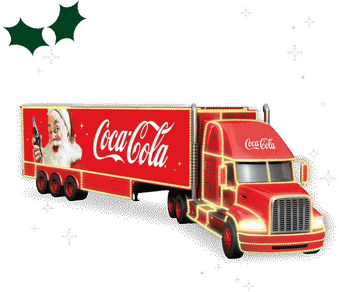 Vaasa Joulurekka Sticker by Coca-Cola Finland