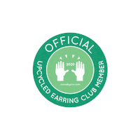 Earring Upcycle Sticker by CRAVE by Carli Rae Vergamini