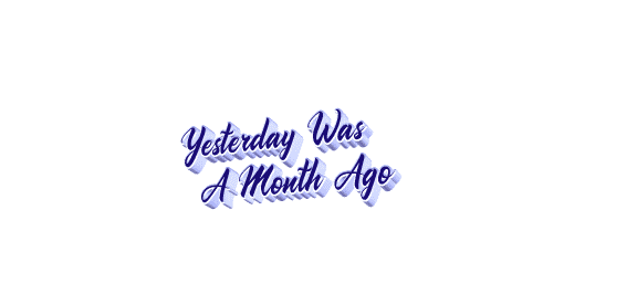 Yesterday Sticker by AnimatedText