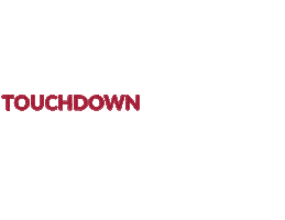 University Of Arkansas Touchdown Sticker by Arkansas Alumni Association