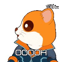 No Way Wow Sticker by Hamieverse