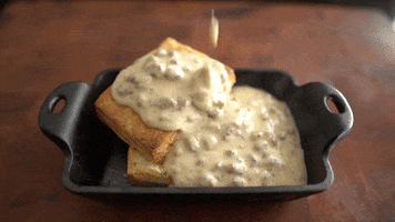 Biscuits Gravy GIF by Hoff & Pepper