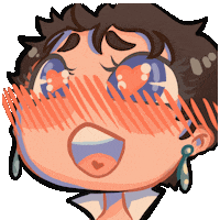 In Love Hearts Sticker
