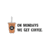 Coffee Monday Sticker by Saints and Sippers