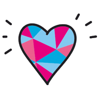 Heart Love Sticker by Hannes Hawaii Tours