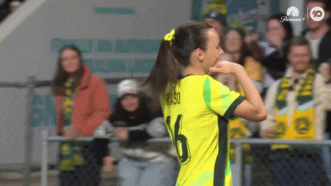 Hayley Raso Celebration GIF by Football Australia
