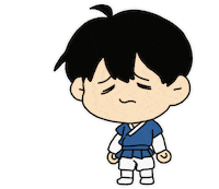 balkwang korea sigh hanbok 한복 Sticker