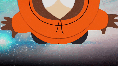 jumping kenny mccormick GIF by South Park 