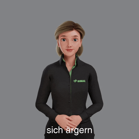 Avatar Gebärdensprache GIF by Sign Time - SiMAX