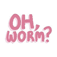 pineapplesheep worm oh word pineapple sheep pineapplesheep Sticker