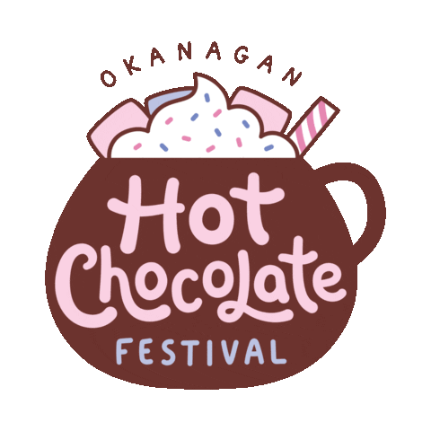 foodietownca giphyupload hot chocolate kelowna okanagan Sticker