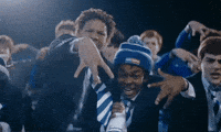 Blue Tornado Touchdown GIF by McCallie School