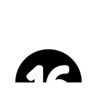 Number Blanco Sticker