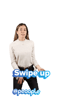 arrow swipe up Sticker by Peoople