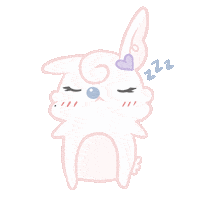 Sleepy Bunny Sticker