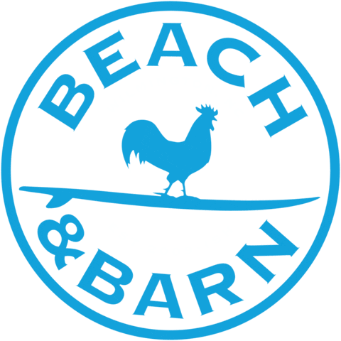 beachandbarn giphyupload beach surfing rooster Sticker