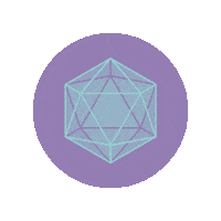 Icosahedron Sticker by Dynamo