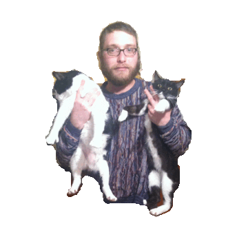hipster beard STICKER by imoji