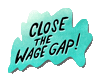 Heysp Equal Pay Sticker by Sarah The Palmer