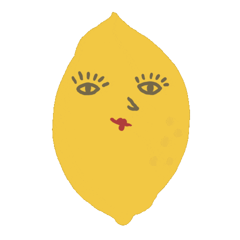 danweiindustry lemon danweiindustry 檸檬 黃色 Sticker