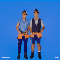 Point Up Channel 9 GIF by The Block