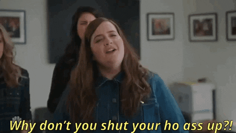 aidy bryant why dont you shut your ho ass up GIF by Saturday Night Live