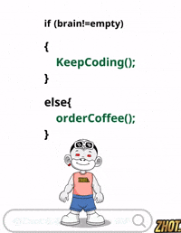 Coding Coffee Break GIF by Zhot