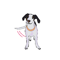 Dog Happy Sticker