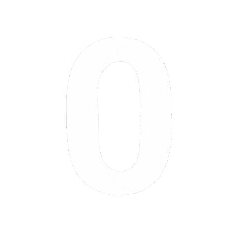 Doodle Number Sticker by Huddl Studio