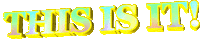 this is it text Sticker