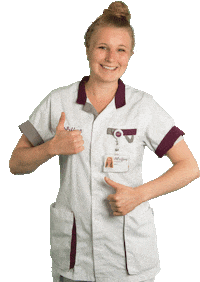 Thumbs Sticker by Alrijne Zorggroep