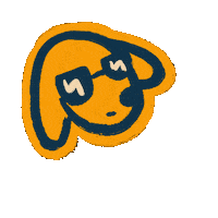 Dog Hello Sticker by Abitan